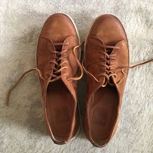 Men’s Frye Gates Suede Sneaker - Cognac